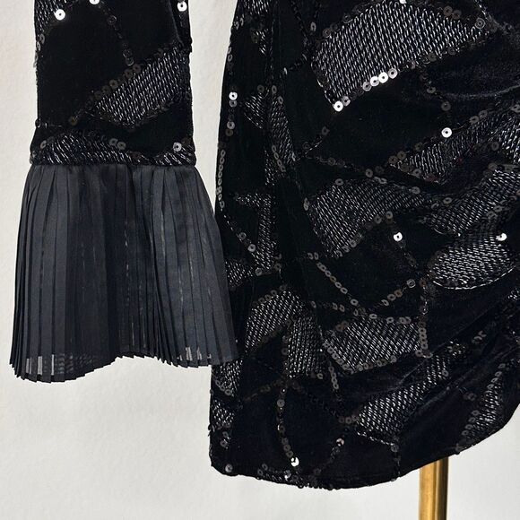 Rotate Birger Christensen Miki Sequin Mini Dress 4 Party Celebration Whimsigoth - Picture 15 of 16